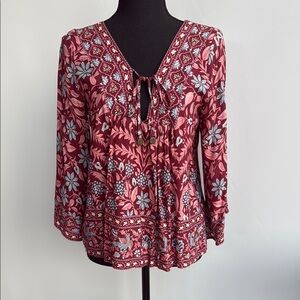 Arnhem Womens Floral Bohemian Blouse